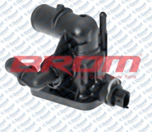 BROM FI41002 Termostat 88° Linea- Doblo- Grande Punto Evo- Fiorino 09>12- Astra J 10> 1.3dmtj - Cdti {Euro5} {Komple}